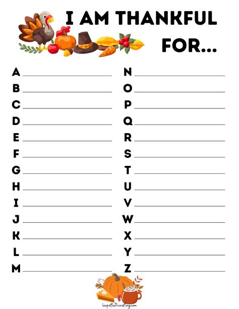 i am thankful alphabet I Am Thankful For Worksheet, What I’m Thankful For, I Am Thankful For, Thankful Worksheet, Thankful For Worksheet, I Am Thankful For Printable, Gratitude Games, Gratitude Poems, Thankful Writing