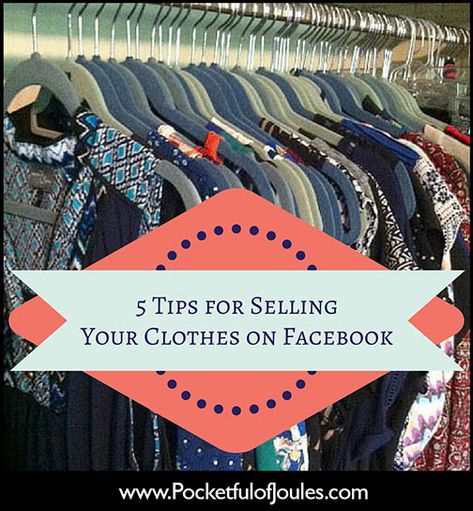 Did you know that you could buy and sell clothes on Facebook? Stop by for my 5 easy-peasy tips to make money by cleaning out your closet! How To Sell Clothes, Sell Old Clothes, Cleaning Out Your Closet, Online Garage Sale, Selling Clothes Online, Me Neither, Consignment Sale, Financial Budget, Saving Money Budget