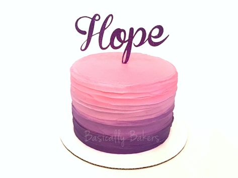 Ninja Cake, Pink Ombre Cake, Ombre Cake, Football Cake, Pink Cake, Pink Ombre, Pink Purple, Baking, Purple