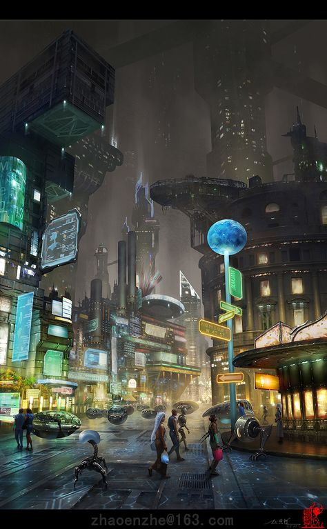 Biopunk City, Paradis Sombre, Scifi City, Futuristic Cityscape, Sci Fi Landscape, Sci Fi City, World Street, Cyberpunk City, Arte Cyberpunk