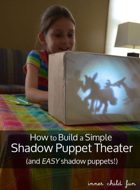 Build a Simple Shadow Puppet Theater and EASY shadow puppets -- great for encouraging lots of imaginative story telling fun! Totoro Pumpkin, Shadow Puppet Theater, Pumpkins Carving, Farmhouse Pumpkins, Pumpkin Paint, Unicorn Pumpkin, Artificial Pumpkins, Pumpkin Pumpkin, Puppet Theater