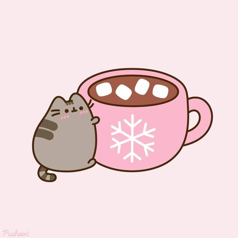 Pusheen Christmas, Pusheen Merchandise, Pusheen Love, Pusheen The Cat, Pusheen Cute, Cute Easy Doodles, Kawaii Christmas, Pusheen Cat, Cute Christmas Wallpaper