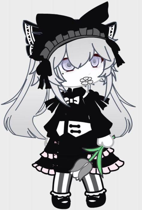 Áo Gacha, Ocs Ideas, Gacha Outfits, Gacha Ideas, Gothic Lolita, Gacha Club, Club Dresses, Gacha Life, Anime