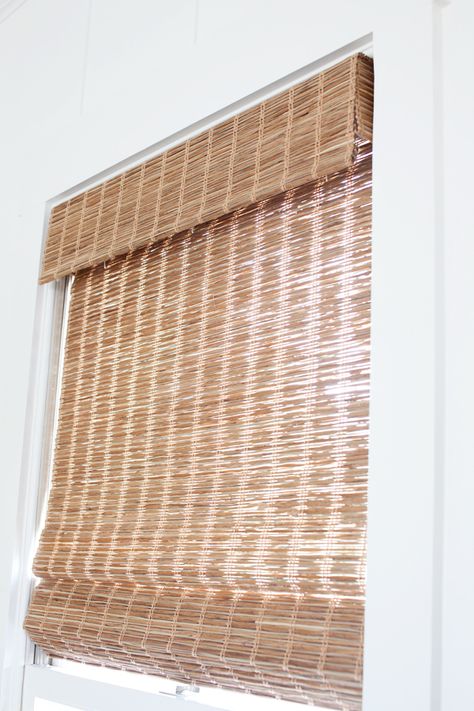 Select Blinds | Good Housekeeping | Jute Wheat Window Shade | The Lettered Cottage Woven Window Shades, Trim Windows, Woven Blinds, The Lettered Cottage, Lettered Cottage, Style Tiles, Patio Blinds, Select Blinds, Modern Blinds