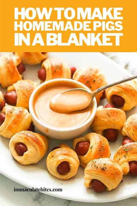 Little Smokies And Crescent Rolls, Weenies In Crescent Rolls, Pigs In A Blanket From Scratch, Cocktail Weiners In Crescent Rolls, Homemade Cresent Rolls, Pigs In A Blanket Recipe Homemade Dough, Homemade Pigs In A Blanket Dough, Cocktail Weenies Crescent Rolls, Cocktail Weiner Recipes