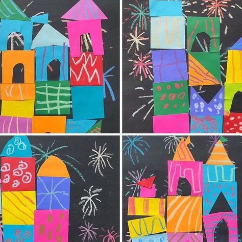 Mrs. Lynes on Instagram: "I just adore these Mary Blair castle collages that #1stgrade has been working on! 🏰 They loved looking at her castles, her Disney concept art, and a video of It’s a Small World! Thanks to @artwithmiss.blomgren and @artfunwithms.c for inspiring our project! #BroncoArts #MPSclassroom #BroncoPride #elementaryartteacher #elementaryart #arteducation #artroom #artteacher #iteachart #iteachtoo #artteachersofinstagram #teachersofinstagram #teachersfollowteachers #MustangPAC Elementary Disney Art Projects, Mary Blair Art Project, Mary Blair Art Lesson, Mary Blair Art Project For Kids, Mary Blair Castle, Castle Art Projects, Blair Art, Mary Blair Art, Blair Castle