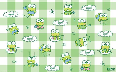 Keroppi Aesthetic Wallpaper, Keroppi Aesthetic, Aesthetic Wallpaper Computer, Walpapers Cute, Frog Wallpaper, My Melody Wallpaper, Wallpaper Computer, Western Wallpaper Iphone, Best Gaming Wallpapers