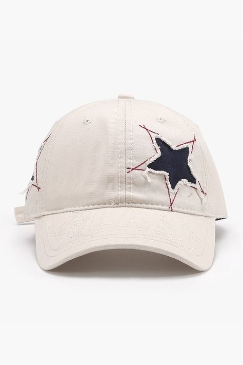 Adjustable Star Raw Hem Cap https://fitggins.com/products/adjustable-star-raw-hem-cap FITGGINS #Hot #MyLook #CurrentlyWearing #MyLookToday #InMyCloset #LookOfTheDay #OutfitIdeas4You #OutfitLook #Inspofashion #InspiringOutfit #OOTDinspo #OutfitGrid Hat Aesthetic, Dust Storm, Black Brick, Cardigan Crop, Belt Jewelry, Upgrade Your Look, Maxi Dress Cocktail, Outfit Look, Boot Bag