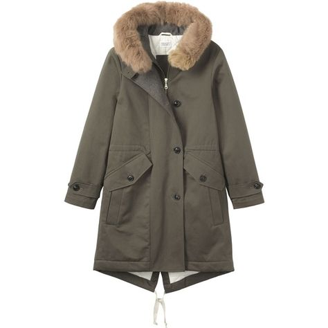 Toast Winter Parka (£285) ❤ liked on Polyvore featuring outerwear, coats, khaki, quilted coat, quilted parka, parka coat, hooded coats e hooded parka Toast Clothing, Khaki Parka, Khaki Coat, Green Parka, Quilted Parka, Womens Khakis, Fur Parka, Winter Parka, Early Autumn