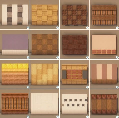 Minecraft Wall And Floor Ideas, Minecraft Interior Design Walls, Minecraft Wall House Ideas, Interior Walls Minecraft, Minecraft Interior Wall Design Ideas, Minecraft Wall Pattern Ideas, Wall Minecraft Designs Interior, Minecraft Wall Palette, Minecraft Walls Interior