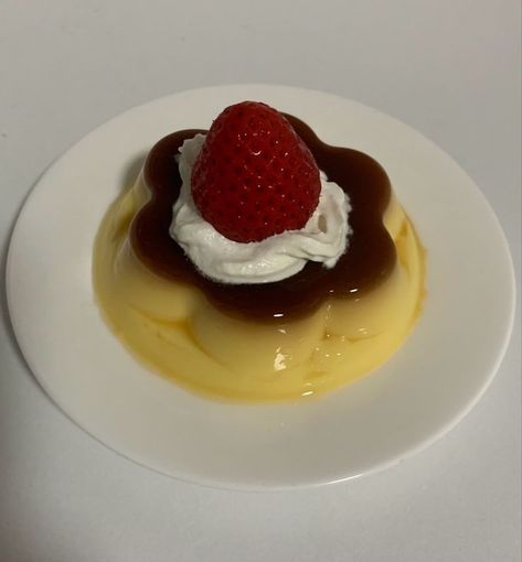 Japanese Pudding, Looks Yummy, Cute Desserts, My Parents, Cafe Food, Pretty Food, Flan, Cute Food, I Love Food