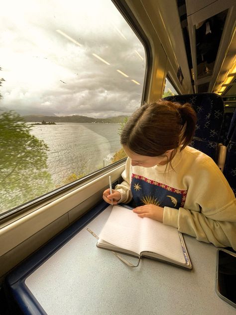 #train #scotland #uk #travel #wander #adventure #journal #writing #trainride Scotland Girl, Aesthetic Writing, Adventure Journal, Scotland Uk, Train Ride, Travel Reading, Fall Travel, Perfect Life, Uk Travel