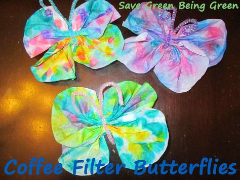 Coffee Filter Butterfly Craft Project using Dot Markers, kids will have so much fun with this art project. Easy to do with toddlers, preschool or anyone. Teapot Crafts, Daycare Themes, Butterflies Activities, Marbles Crafts, April Crafts, Butterfly Project, Butterfly Craft, Tea Riffic, Coffee Filter Crafts