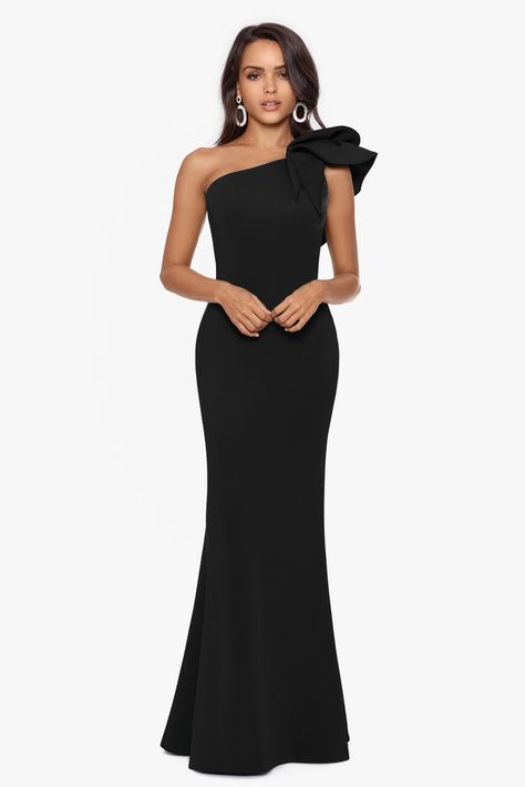 Ruffle One Shoulder Dress, Mother Of The Groom Dresses Long Modern, Black One Shoulder Prom Dress, Black Dress Mother Of The Bride, Black Strapless Bridesmaid Dress, Mother Of The Bride Black Dress, Black Tie Wedding Guest Dress Older Woman, One Shoulder Mother Of The Bride Dresses, Spring Mother Of The Groom Dresses