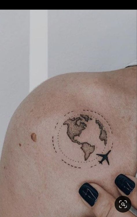 Elephant Family Tattoo, Circular Tattoo, Globe Tattoos, Duck Tattoos, Circle Tattoos, Dainty Tattoos, Elephant Family, Family Tattoos, Rib Tattoo