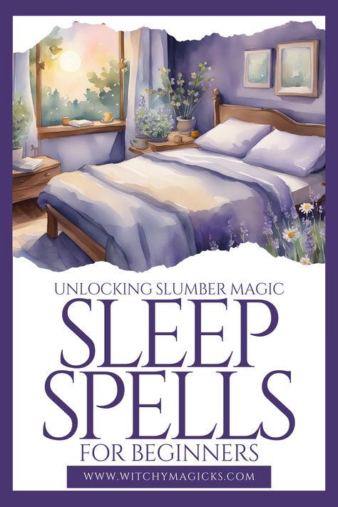 Article about sleep spells for beginners, offering simple rituals and practices to enhance restful slumber.

Sleep spells, Beginner magic rituals, Restful slumber spells, Sleep magic for beginners Dream Spells Witchcraft, Sweet Dreams Spell, Sleep Spells, Tea Spells, Water Magick, Magic Jar, Cozy Witch, Spell Ingredients, Witchy Ideas