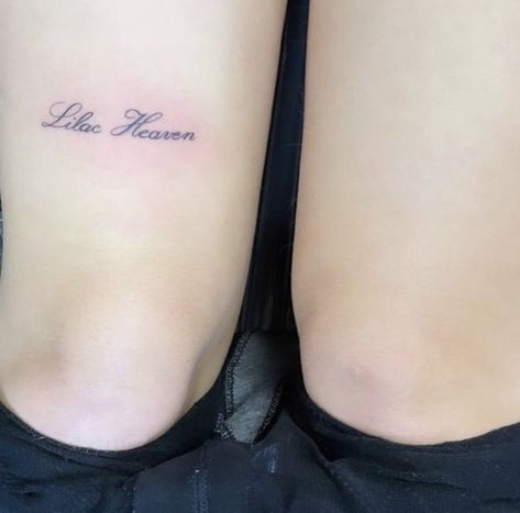 Lana Del Rey Tattoo, Heaven Tattoos, French Tattoo, Writing Tattoos, Cute Tiny Tattoos, Discreet Tattoos, Dainty Tattoos, Aesthetic Tattoo, Dream Tattoos