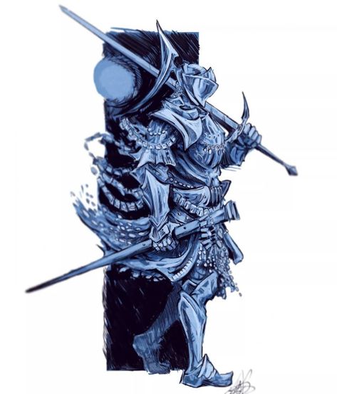 Oscar Of Astora, John Devlin, Dark Souls Design, Souls Art, Praise The Sun, Demon Souls, Dark Souls Art, Bloodborne, Drawing Ink