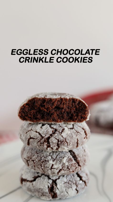 Pancakes In Air Fryer, Pancakes In Oven, Eggless Chocolate Cookies, Cookies Without Eggs, Cookies Eggless, Eggless Cookie Recipes, Egg Free Cookies, Allergy Recipes, Eggless Cookies