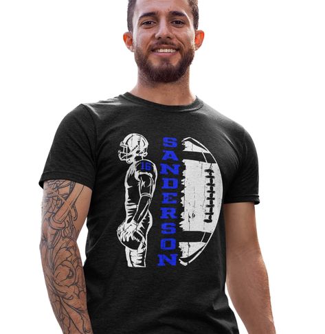 Senior Parent Football Shirt Ideas, Football Shirts For Dads, Eagles Football Shirt, Senior Football Shirts Ideas, Football T Shirt Ideas, Football Dad Shirts Ideas, Cricut Football Shirts Design, Football Shirts Ideas, Diy Football Shirts