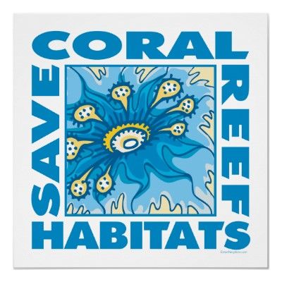 Save Coral Reefs Habitats! Retro Australia, Ecology Art, Coral Reef Print, Coral Art Print, Coral Reef Art, Fauna Illustration, Computer Stickers, Posters Australia, Marine Decor