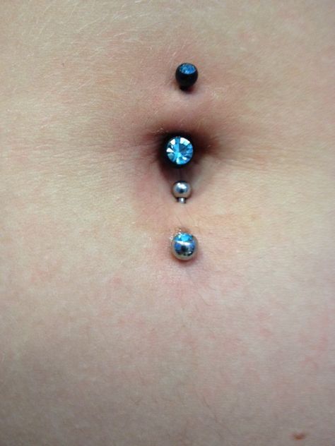 Top and bottom belly button piercing done today at Express Yourself! Too And Bottom Belly Button Piercing, Bottom And Top Belly Button Piercing, Belly Button Piercing Top And Down, Inverse Belly Button Piercing, Bottom Belly Button Piercing Only, Top And Bottom Navel Piercing, Top And Bottom Belly Piercing, Inverse Navel Piercing, Belly Button Piercing Outie Belly Button