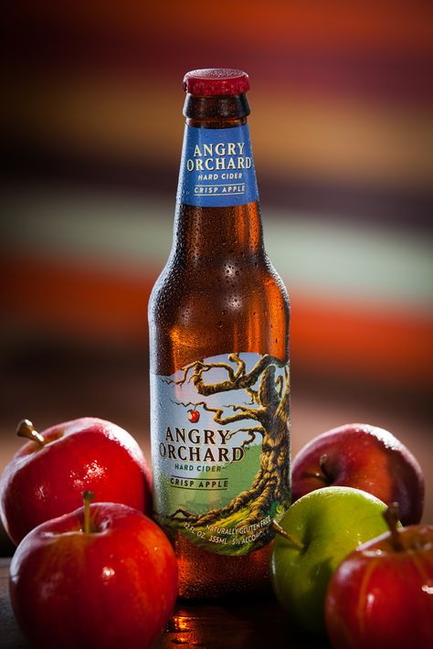 Angry Orchard Hard Cider -- Crisp, cold and refreshing. Count it as a daily… Angry Orchard Cocktails, Orchard Aesthetic, Halloween Cider, Angry Orchard, Cotton Mouth, Party Prizes, Crisp Apple, Hard Cider, Halloween Goodies