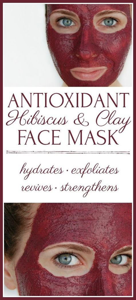 Did you know that hibiscus is called the "botox plant"? Hydrate, exfoliate, revive, and strengthen your skin with this antioxidant hibiscus and clay face mask! Hibiscus Face Mask, Exfoliating Face Mask, Turmeric Face Mask, Tumeric Face Mask, Clay Face Mask, Face Mask Recipe, Face Scrub Homemade, Clay Faces, Perfectly Posh