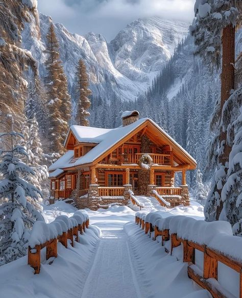 Post And Beam Home, Log Home Designs, Cabin Exterior, Outdoor Pictures, Horoscope Gemini, Winter Cabin, Log Cabin Homes, Tiny House Cabin, Winter Scenery