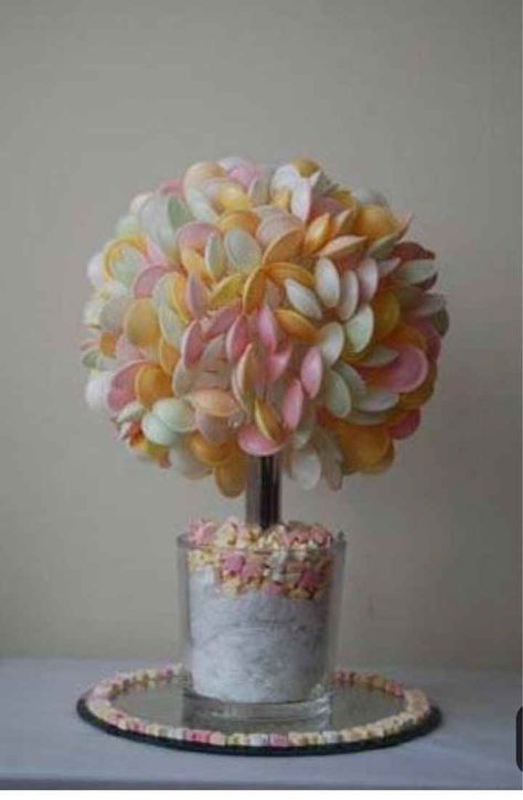 Sweet Table Wedding, Candy Trees, Sweet Buffet, Sweet Carts, Candy Tree, Sweet Trees, Wedding Party Flowers, Henna Night, Tree Centerpieces