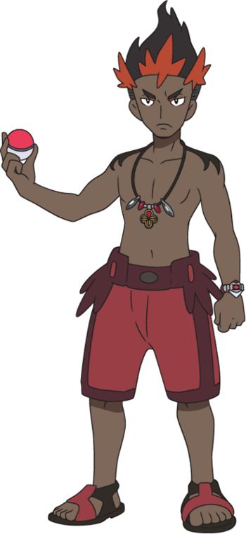 Pokemon Kiawe, Sun And Moon Characters, Kiawe Pokemon, Alolan Marowak, Pokemon Concept, Fire Type Pokémon, Pokemon Wiki, Pokemon Sun And Moon, Team Skull