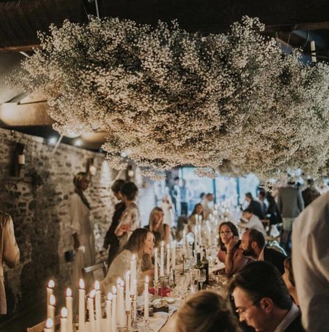 Wedding Ceiling, Cloud Photos, Flower Installation, Baby S Breath, Wedding Mood Board, Wedding Mood, Stylish Wedding, Uk Wedding, Backyard Wedding