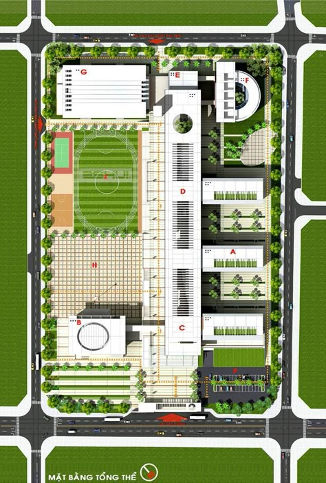 School Site Plan Design, Design School Architecture, School Buildings Architecture, School Site Plan Architecture, School Site Plan, School Building Plans, School Landscape, School Floor Plan, Site Development Plan