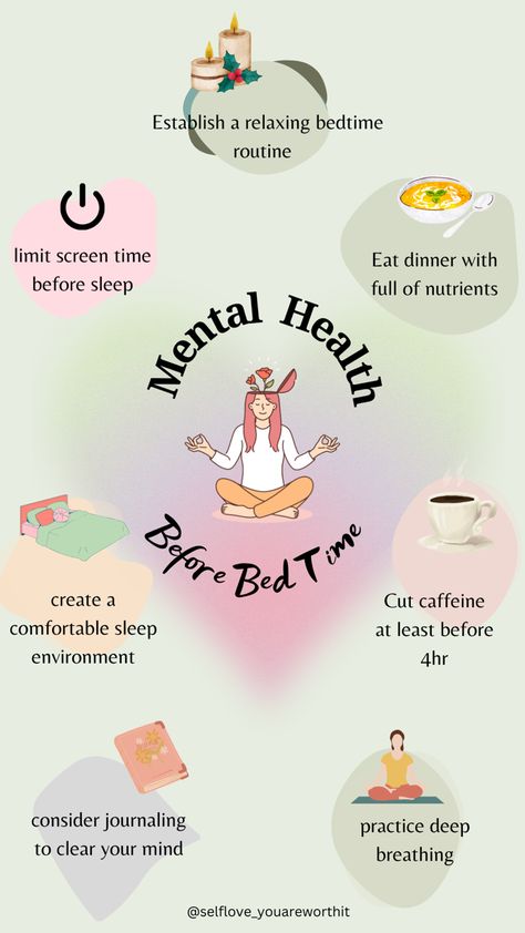 Sleep Aesthetic, Sleep Hacks, Sleep Products, Routine Aesthetic, Sleep Dream, Self Care Bullet Journal, Energy Healing Spirituality, Mental Health Care, Bedtime Routine