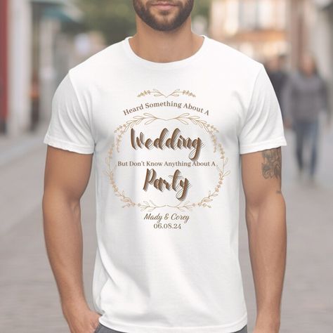 Wedding Party Tshirt Custom and Personalized Bride and Groom - Etsy Wedding Tshirts, Tshirt Custom, Funny Wedding, Personalized Bride, Wedding Humor, Bride And Groom, Wedding Party, Gender Neutral, United States