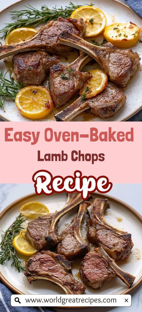 If you’re looking for a beginner-friendly recipe that delivers on flavor and presentation, try these juicy roasted lamb chops! This simple dish features succulent lamb chops marinated in a fragrant mix of olive oil and garlic, then baked to perfection. With a cooking time of just 20-25 minutes, you can have a gourmet meal on the table without the hassle. Serve these delightful chops with your favorite sides for a well-rounded dinner that will wow your family and friends.