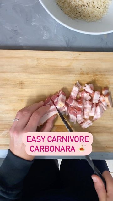 Carnivore Pasta, Parmesan Reggiano, Carbonara Sauce, Make Pasta, Noodle Recipe, Thick Cut Bacon, Zero Carb, Egg Yolks, Noodle Recipes