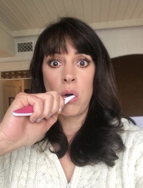 Paget Brewster selfie uploaded on twitter. Emily Prentiss, Paget Brewster