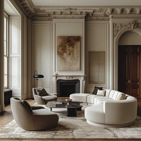 20+ Modern Classic Living Room Inspirations for a Chic Home • 333+ Inspiring Lifestyle Ideas French Style Interior Design, Classic Interior Design Luxury, Modern Classic Living Room, Inspiring Lifestyle, French Style Interior, Rich Home, Classic Interior Design, Classic Living Room, Lifestyle Ideas