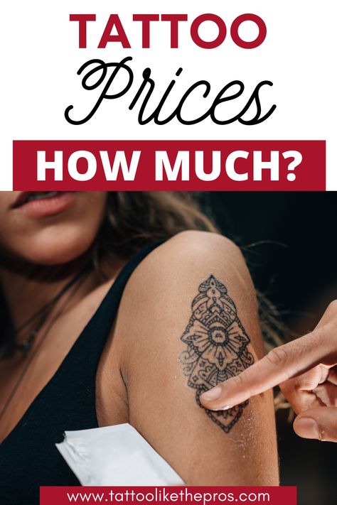 Are you ready to get a new tattoo but not sure how much it will cost. Tattoo prices can get a little confusing at times. Every artist will charge differently: some by the hour and some by the piece. So exactly how much will your tattoo cost? Let’s look deeper into all the factors at play when you get quoted a tattoo price by your favorite artist. Tattoo Pricing Chart, Tattoo Prices Chart, Tattoo Size Chart, Tattoo Artist Tips, First Time Tattoos, Watercolor Tattoo Ideas, Side Thigh Tattoos, Tattoo Tips, Tattoo Prices