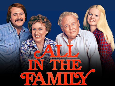 All in the Family                                                                                                                                                                                 More 70s Sitcoms, Archie Bunker, 1970s Tv Shows, Family Tv, Classic Television, All In The Family, Family Show, Great Tv Shows, Old Tv Shows