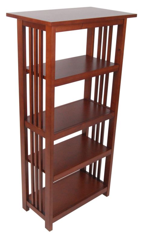 Alaterre Craftsman Bookcase & Reviews | Wayfair Craftsman Bookcase, Vanity Chandelier, Make People Feel Loved, Accent Shelves, Gaming Supplies, Cherry Bookcase, Traditional Bookcases, Craftsman Interiors, Wide Bookcase