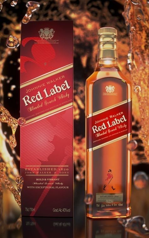 Lon Bia, Johnnie Walker Red Label, Whisky Club, Beer Bottle Design, Love Message For Boyfriend, Vodka Wine, Promo Flyer, Blended Scotch Whisky, Whiskey Drinks