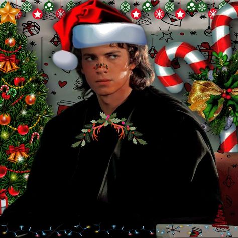 Anakin Skywalker, Pin, Christmas, Star Wars. Anakin Skywalker Christmas, Anakin Skywalker Pfp Aesthetic, Star Wars Christmas Pfp, Anakin Skywalker Pfps, Merry Christmas Star Wars, Anakin Pfp, Anakin Skywalker Pfp, Anakin Wallpaper, Anakin Skywalker Aesthetic