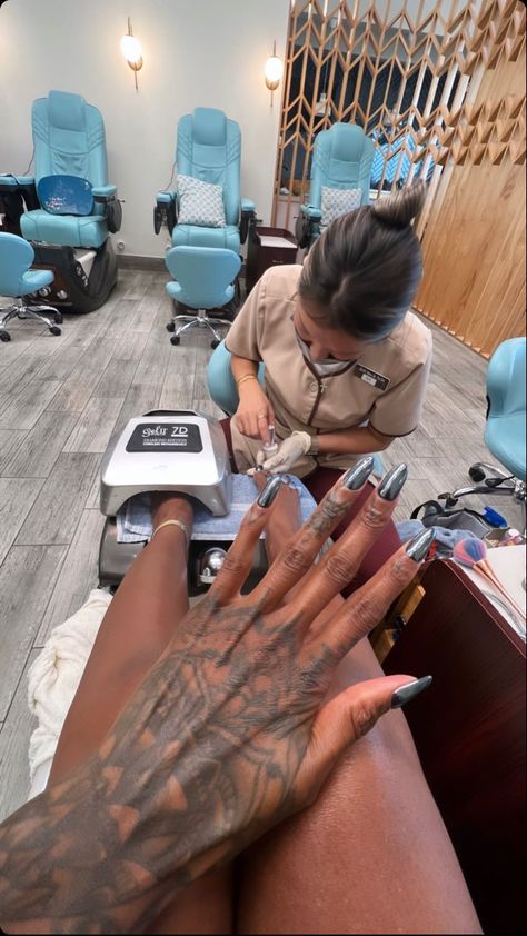 getting your nails done, is like therapy. Getting Nails Done, Holiday Prep, Nails Done, Vision Board Inspiration, Basketball Girls, Get Nails, Girls Life, Soft Girl, How To Do Nails