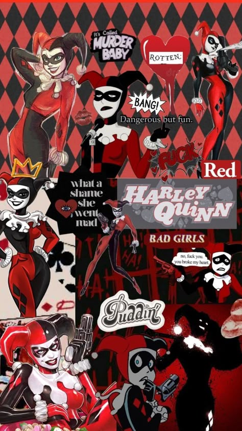 Pfp Single, Harley Quinn Aesthetic, Black Harley Quinn, Harley Quinn Wallpaper, Harleen Quinn, Batman Painting, Themed Wallpapers, Pin Up Pictures, The Joker Illustration