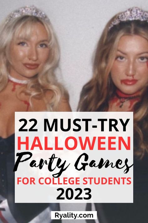 Adult Halloween Birthday Party, Halloween Party Games For Adults, College Party Games, Halloween Drinking Games, Adult Halloween Party Games, Teen Halloween Party, Halloween Party Bar, College Halloween Party, Party Games For Adults