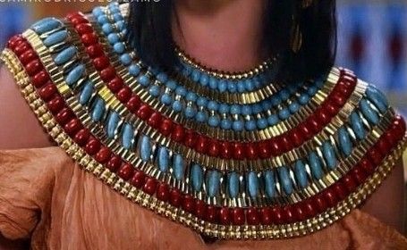 Egyptian Design Pattern, Egyptian Collar, Egyptian Accessories, Egyptian Clothing, Egyptian Fashion, Ancient Egyptian Jewelry, Egyptian Design, Egyptian Inspired, Ancient Egypt Art