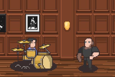 "Not quite my tempo." ► Whiplash (2014) - Damien Chazelle  via GIPHY Damien Chazelle, Guess The Movie, Pixel Animation, Pixel Games, Whiplash, Movie Game, Animation Film, Animated Characters, Film Movie