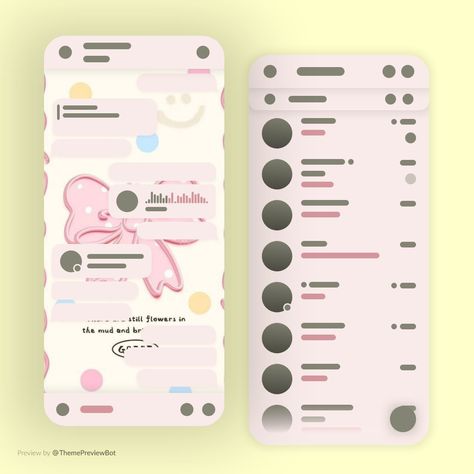 Telegram Wallpaper Aesthetic, Telegram Channel Name Ideas, Cute Telegram Themes, Telegram Themes Aesthetic Cute, Tg Theme, Telegram Chat Theme, Telegram Themes, Telegram Theme, Kawaii Room Ideas